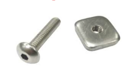 US Box Bolt and Plate for Quatro – Stainless