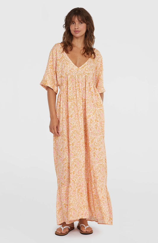 O´Neill Women of the Wave Maxi Dress Orange
