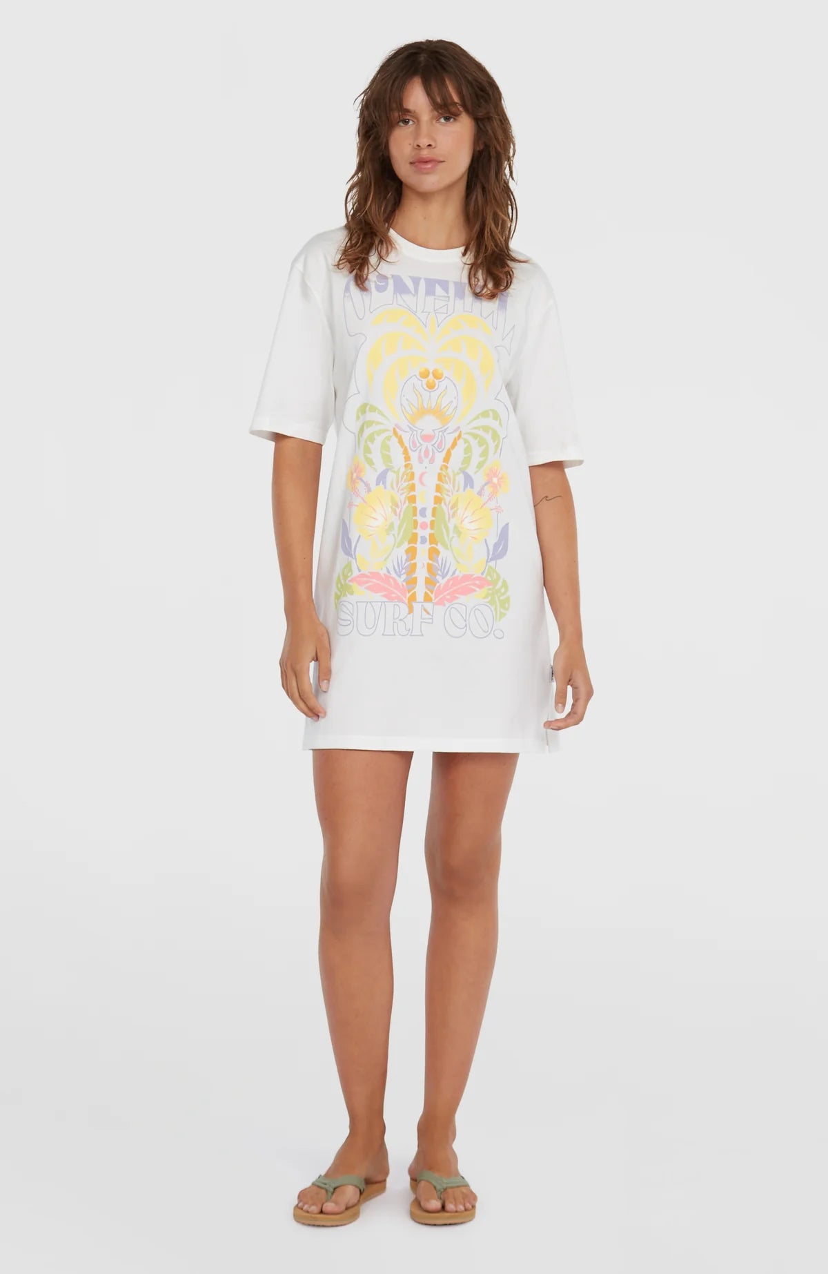O'Neill Beach Vintage Tee Dress White
