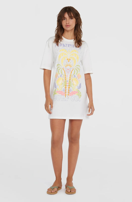 O'Neill Beach Vintage Tee Dress White