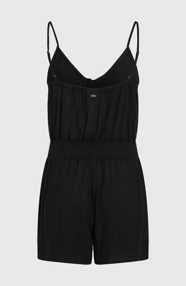 O'neill Thin Strap Buttoned Romper | Black