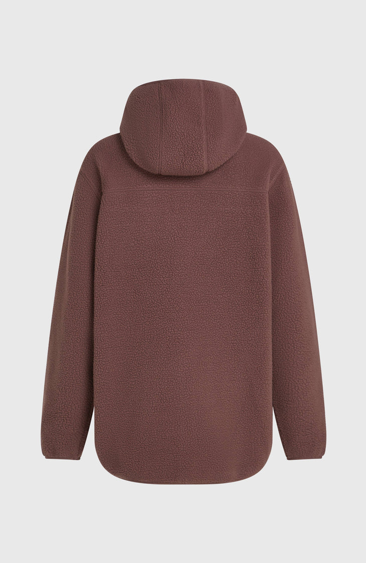 O'Neill Must Have Long FZ High Pile Fleece | Purple Gray