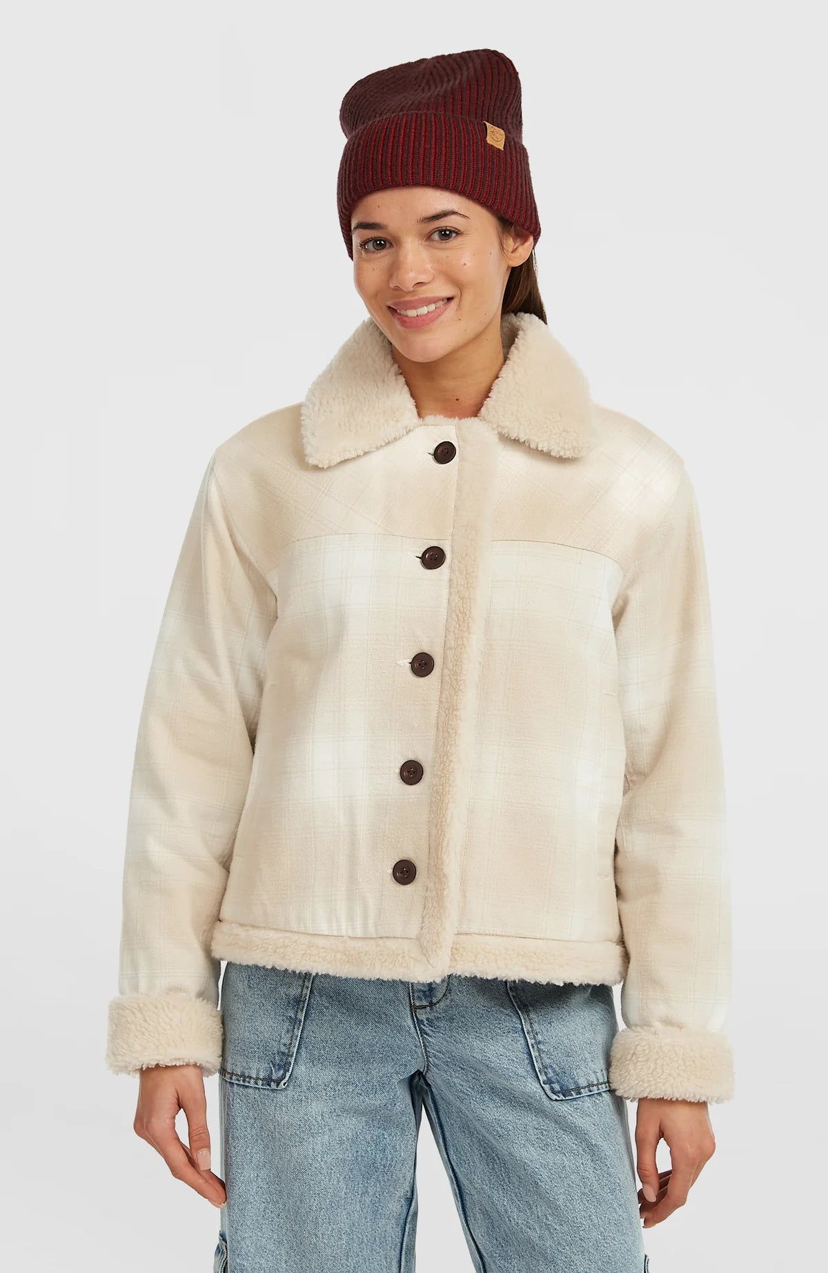O'neill Women O'Riginals Fleece-Lined Jacket | Beige
