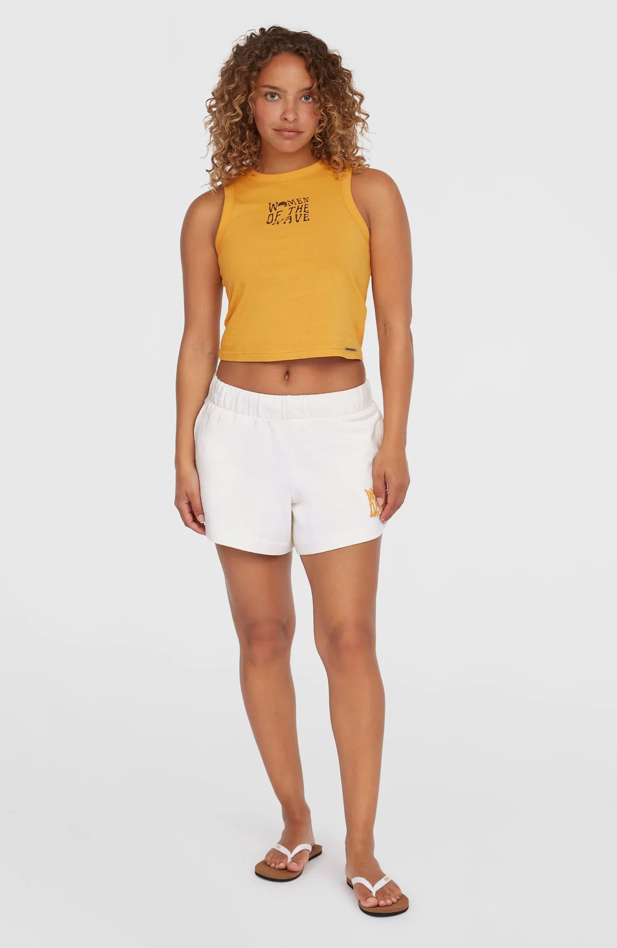 O'Neill Women Of the Wave Sweat Shorts White