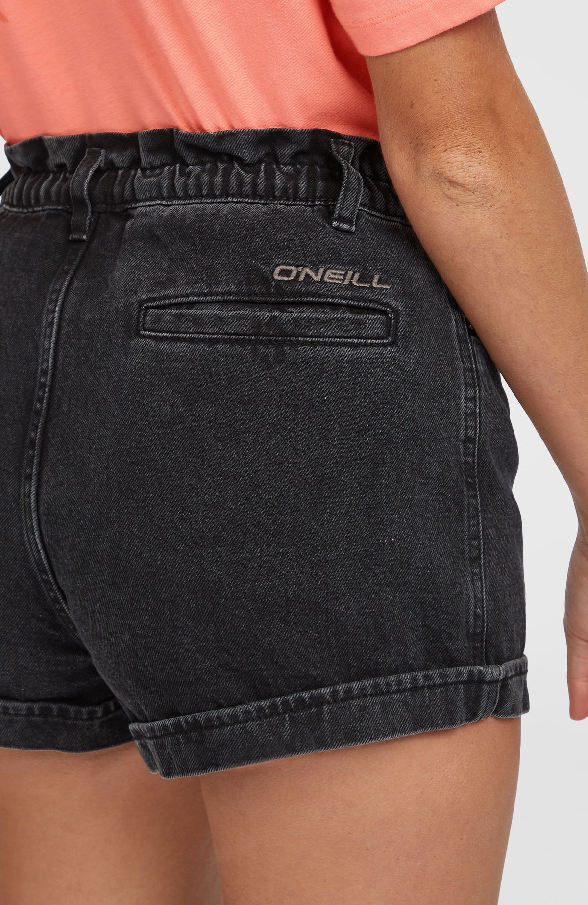 O´Neill Women Tasia Paperbag Shorts Demin Black Out