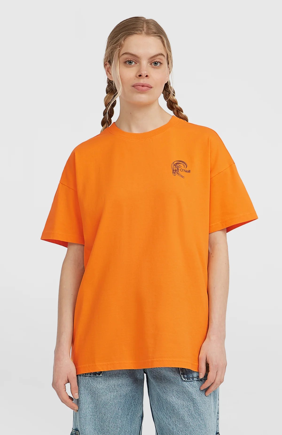 O'Neill Women O'Riginals Back-Print T-Shirt Orange