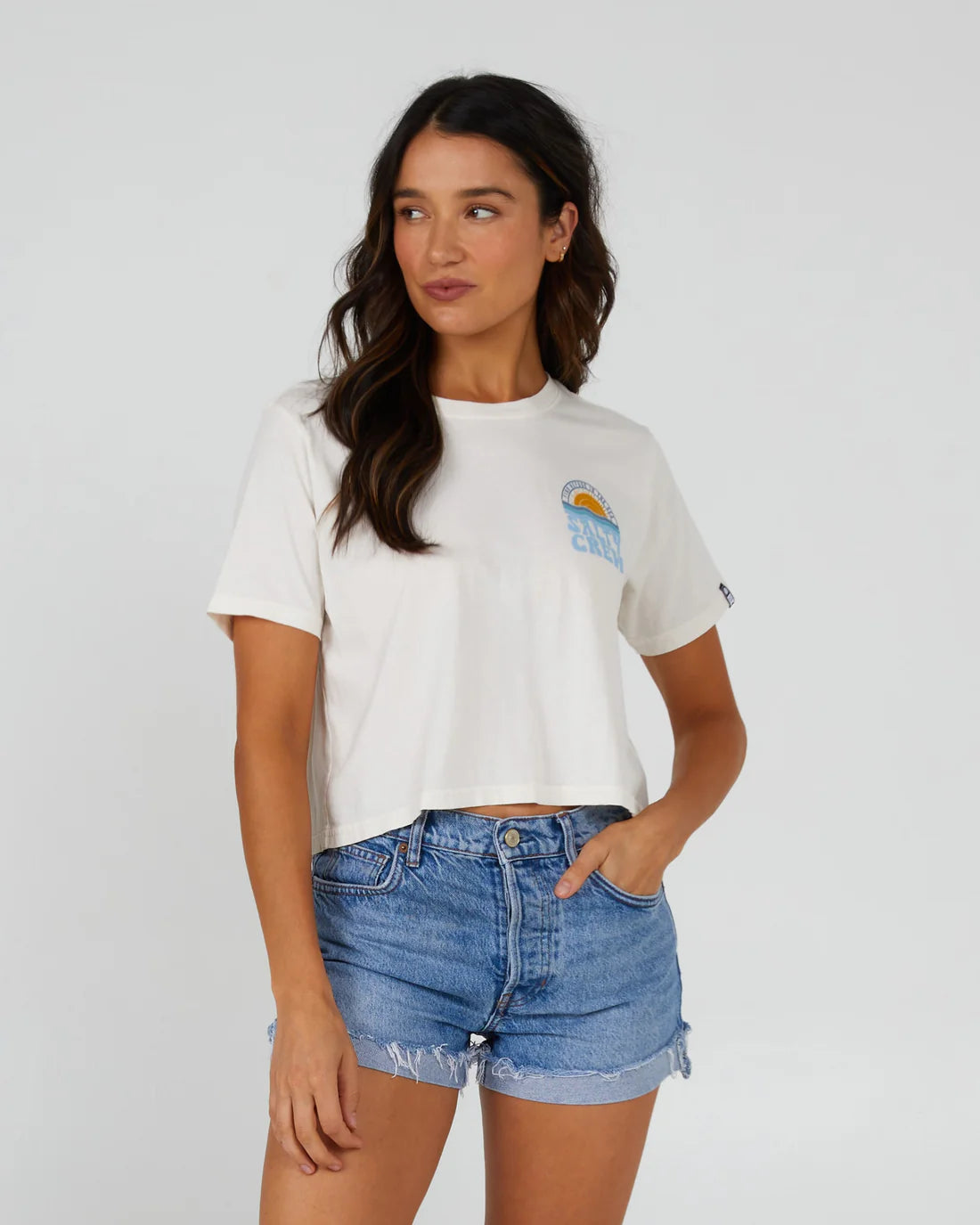 Salty Crew Sundown Crop S/S Tee