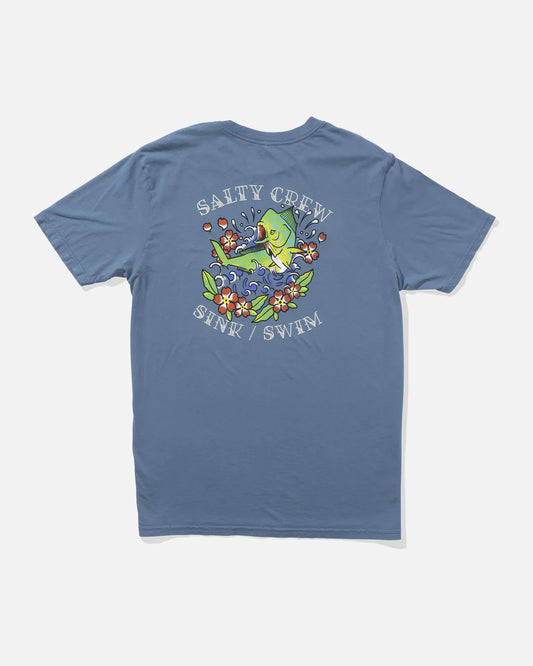 Salty Crew Hopper Vintage SS Tee Slate
