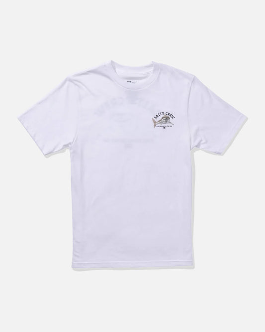 Salty Crew Lurking Ss Tee Kids - White