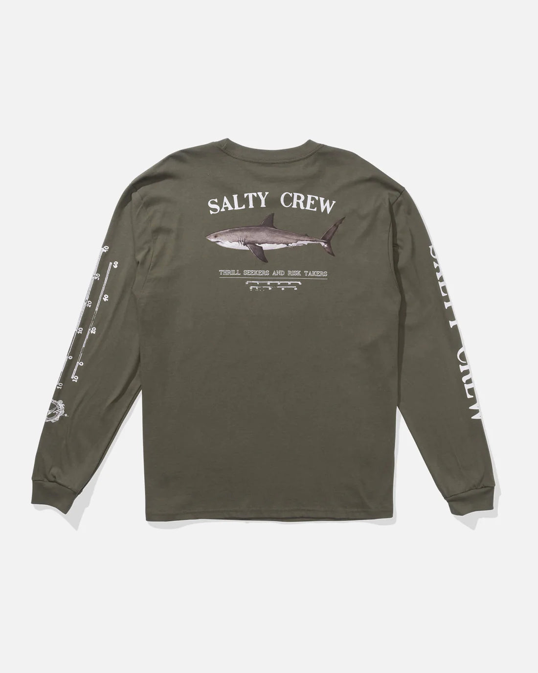 Salty Crew Bruce L/S Tee Dusty Olive