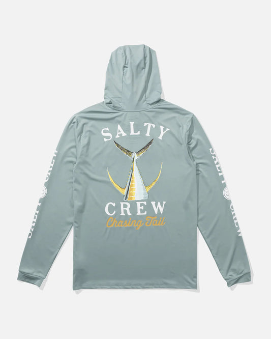Salty Crew Tailed Hood Sunshirt - Mackerel