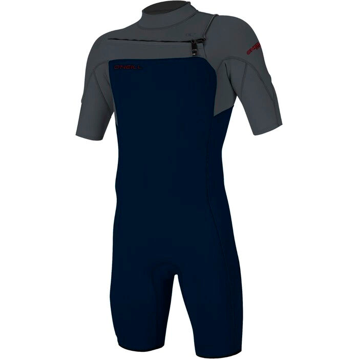 O'neill Men Hammer 2mm Chest Zip Shortsleeve Spring Wetsuit Black