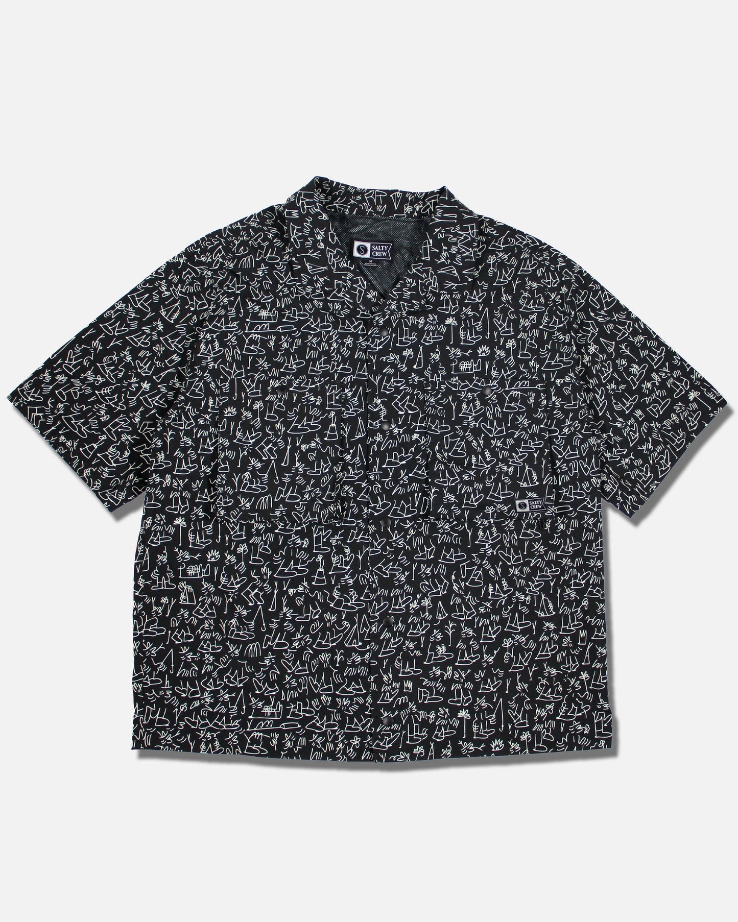 Salty Crew Fishcamp Shirt Black