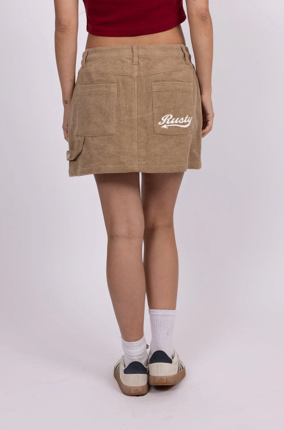 Rusty Billie Low Rise Skirt Camel