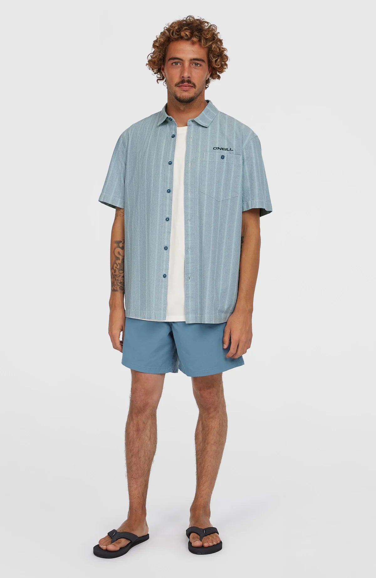 O´Neill Jacquard Stripe Shirt Blue