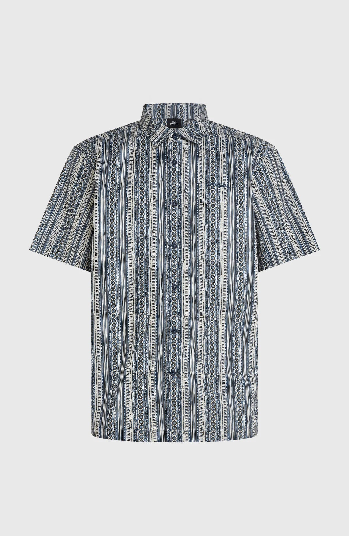 O´Neill Print Shirt Blue Pressed Lines