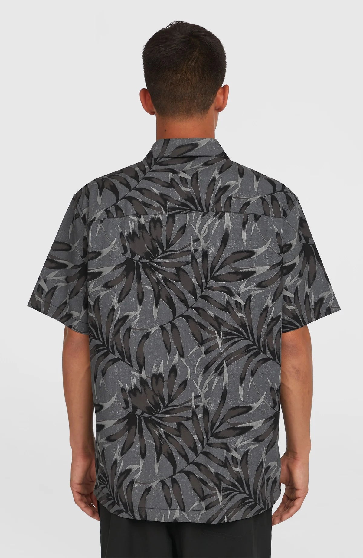 O´Neill Print Shirt Black Dipped Leaves