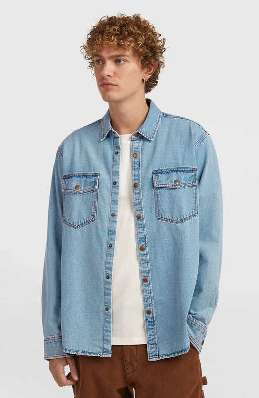 O´Neill O´Riginals Denim Shirt Blue