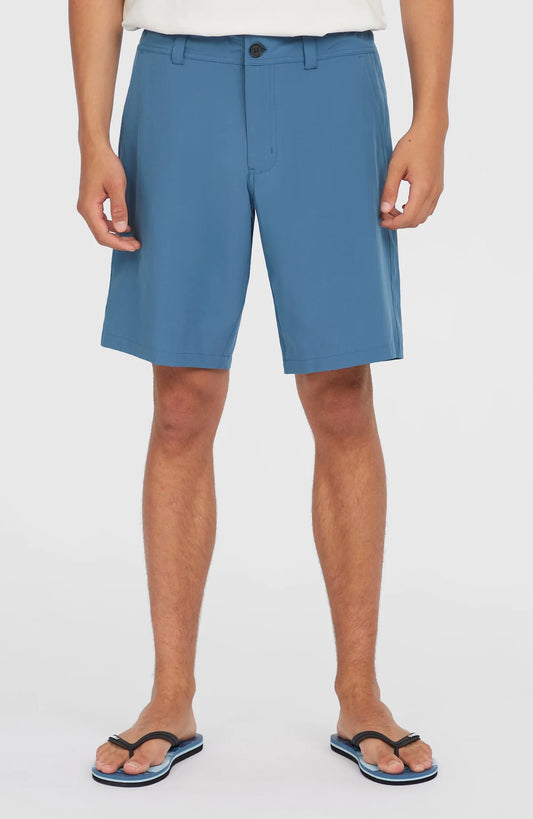 Men Hybrid Chino 19" Shorts | Blue