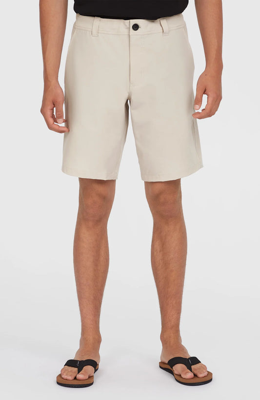 Men Hybrid Chino 19" Shorts | Beige