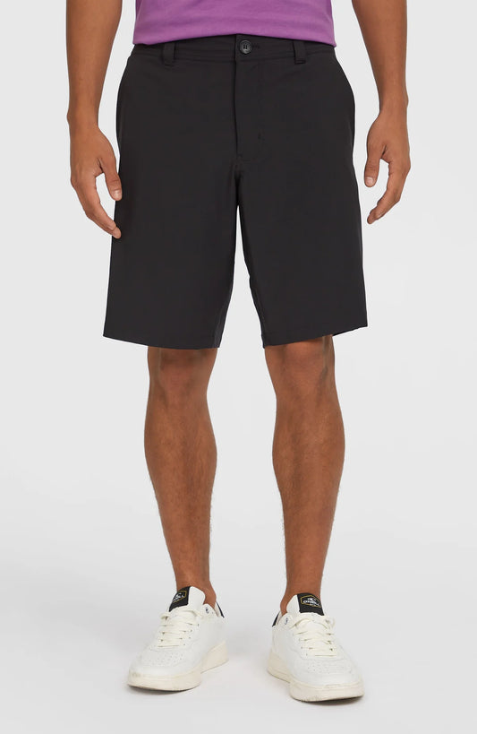 Men Hybrid Chino 19" Shorts Black Out