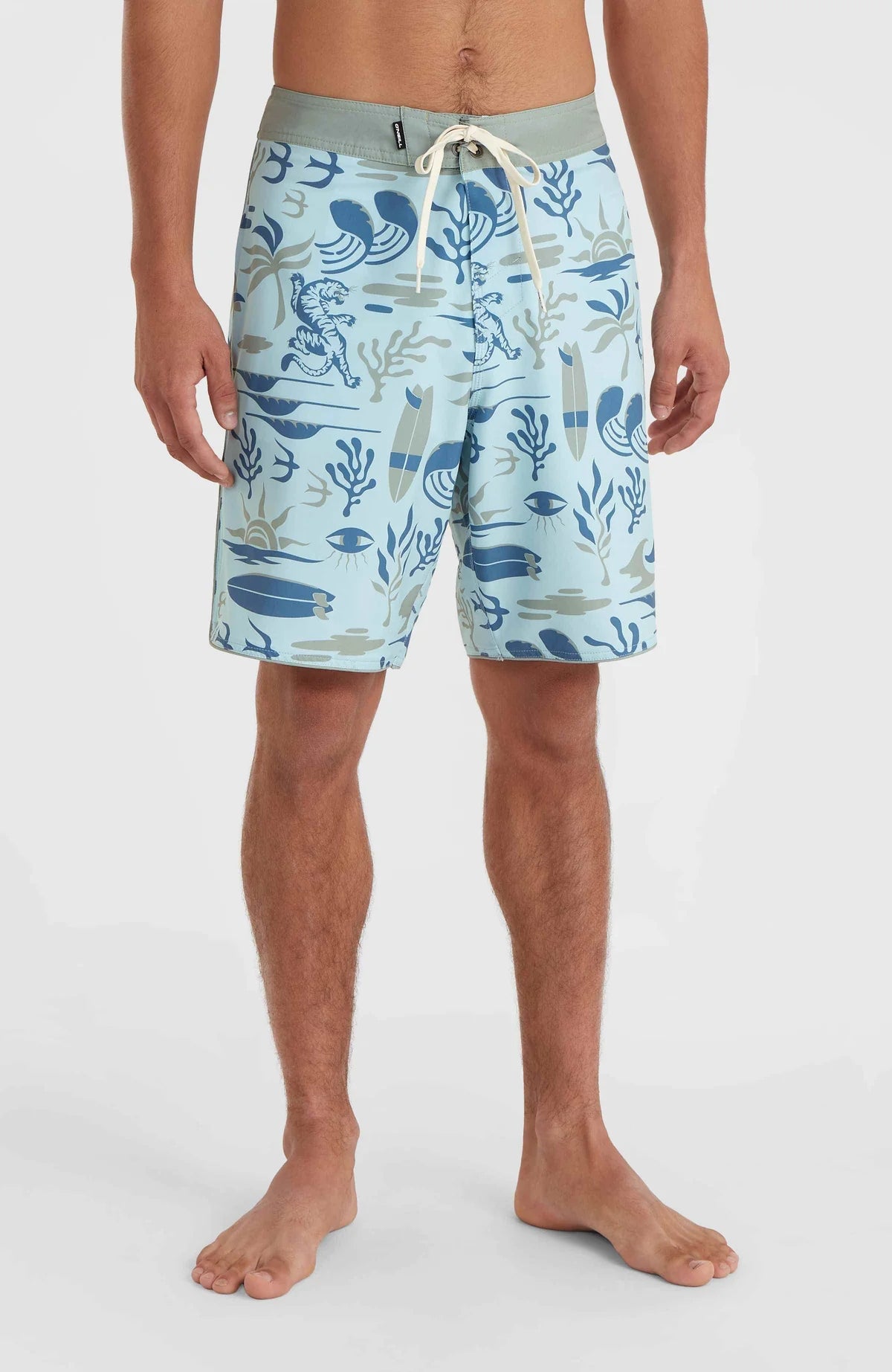 Men Hyperfreak Mysto Scallop 19'' Boardshorts | Blue