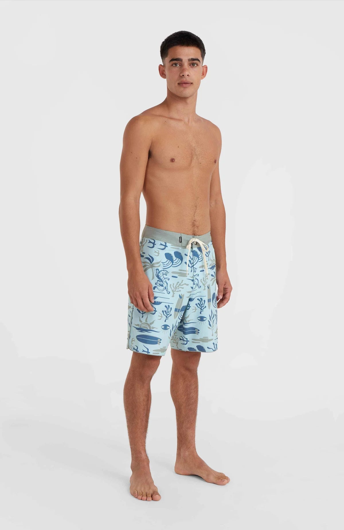 Men Hyperfreak Mysto Scallop 19'' Boardshorts | Blue