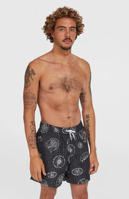 O´Neill Cali Print 15" Swimshorts Black Mystical