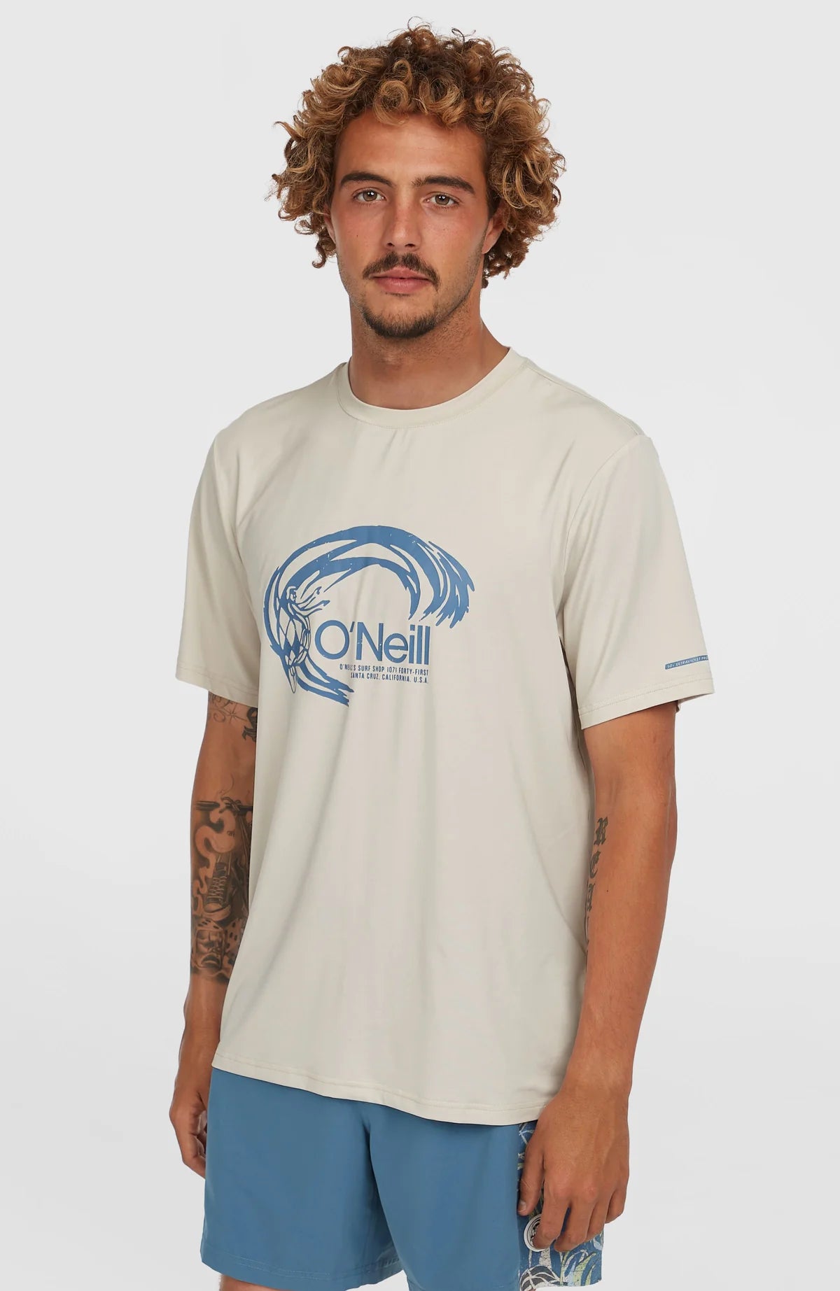 O'Neill O'riginals Hybrid UPF Graphic White