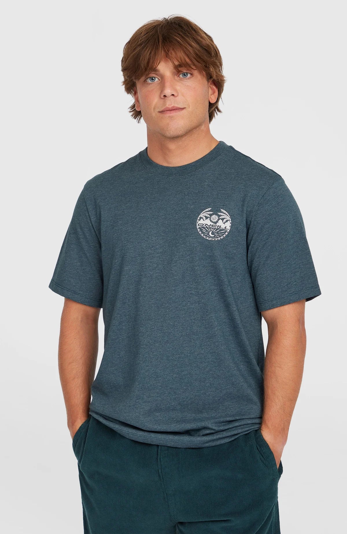 O'Neill Back Print T-shirt Alma Steel