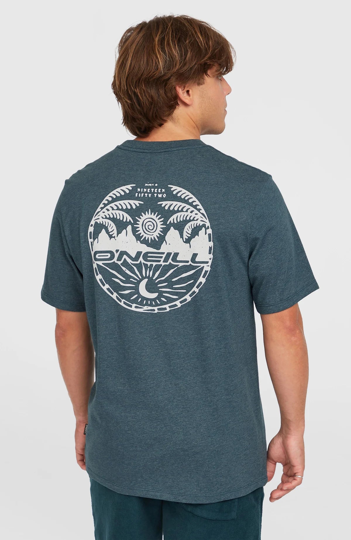 O'Neill Back Print T-shirt Alma Steel