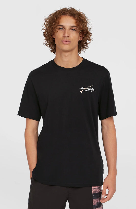 O´Neill Retro Back Print T-Shirt Black