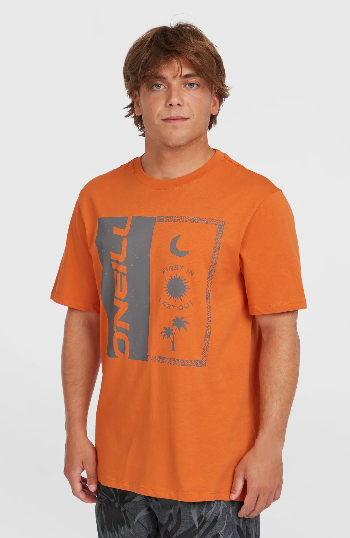 O'Neill Front Print T-shirt Orange