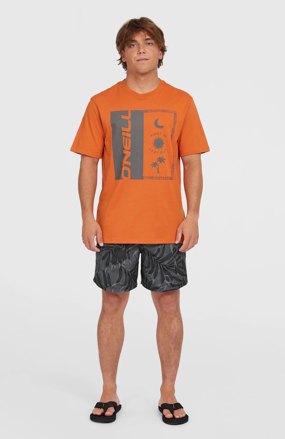 O'Neill Front Print T-shirt Orange