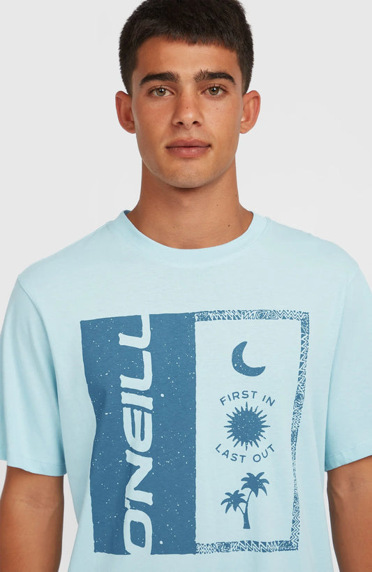 O'Neill Front Print T-shirt Blue