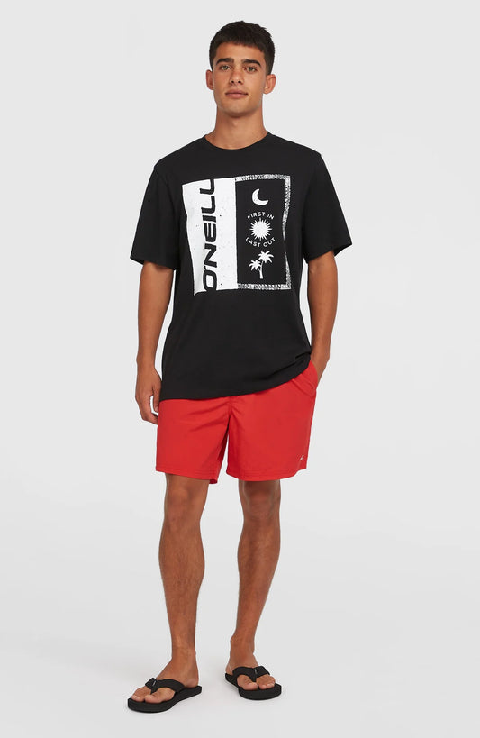 O'Neill Front Print T-shirt Black