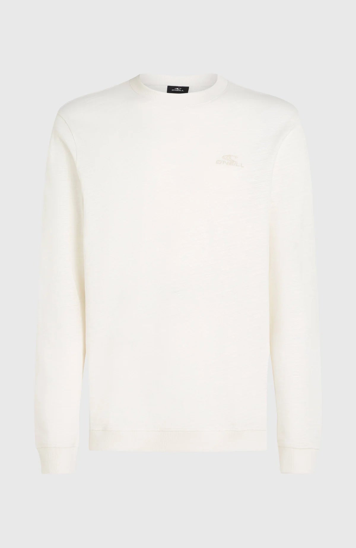 O'Neill Men Slub Long-Sleeve T-Shirt White