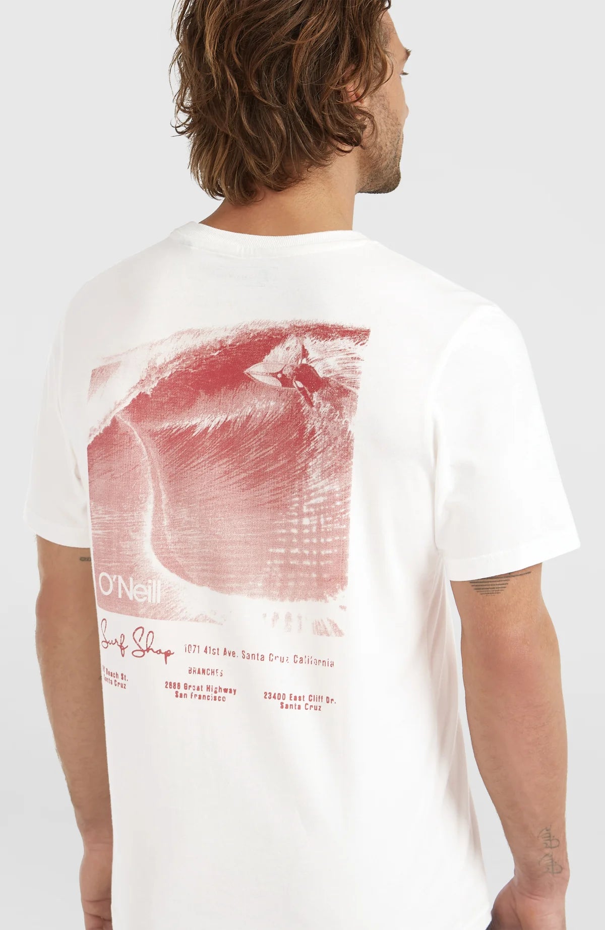 O'neill O´Riginals Back Print T-Shirt White