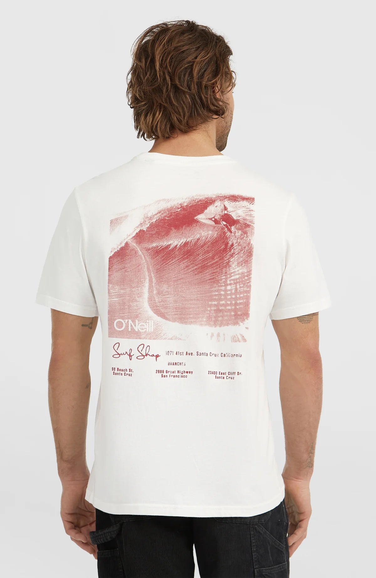 O'neill O´Riginals Back Print T-Shirt White
