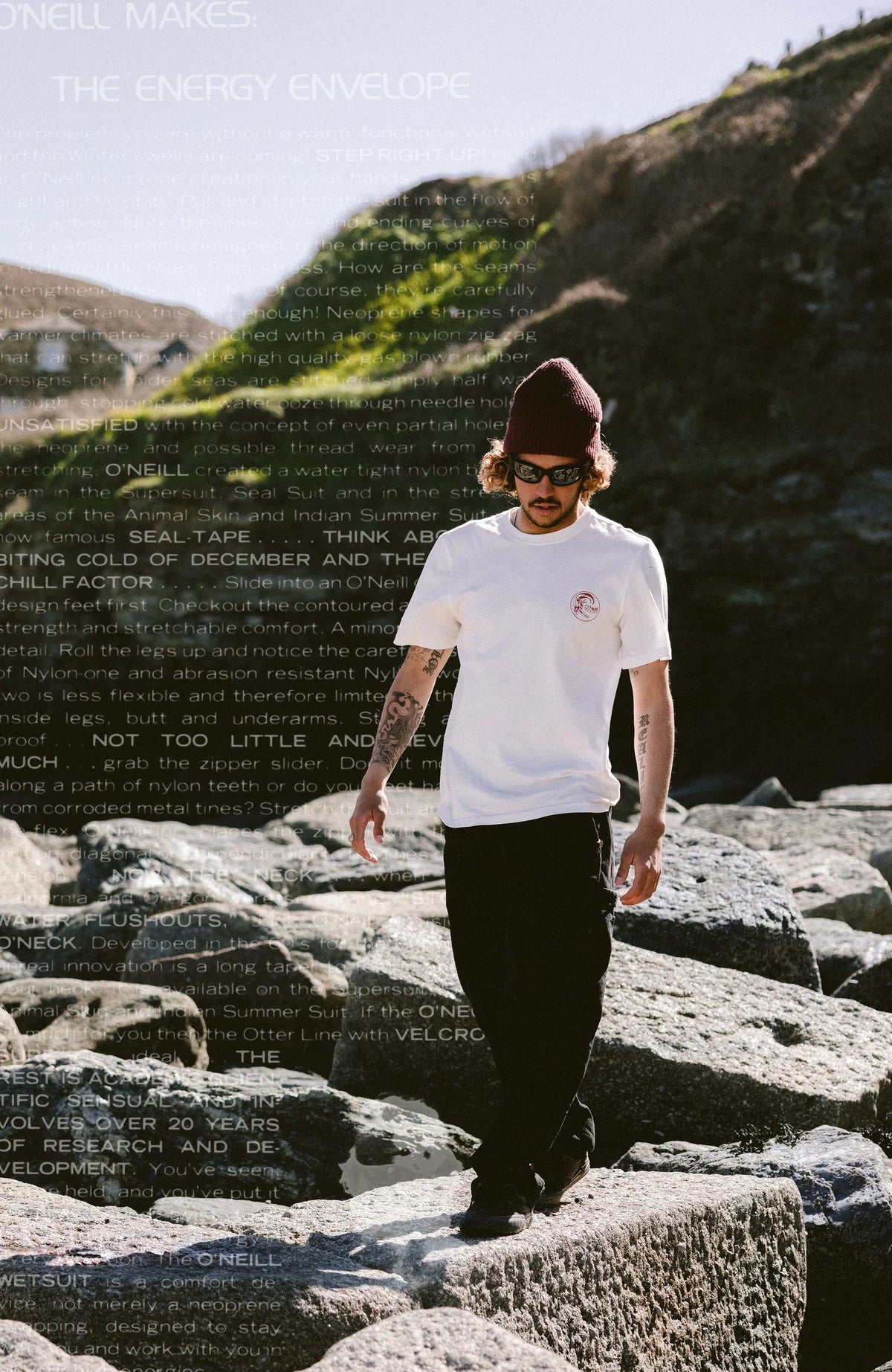 O'neill O´Riginals Back Print T-Shirt White