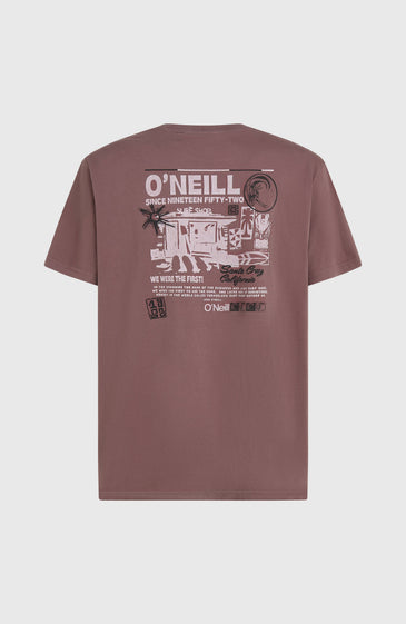 O'neill Men O'Riginals Retro Back-Print T-Shirt | Purple