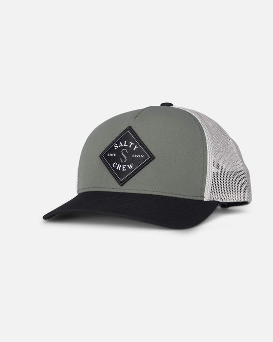 Salty Crew Sealine Retro Trucker Olive Black