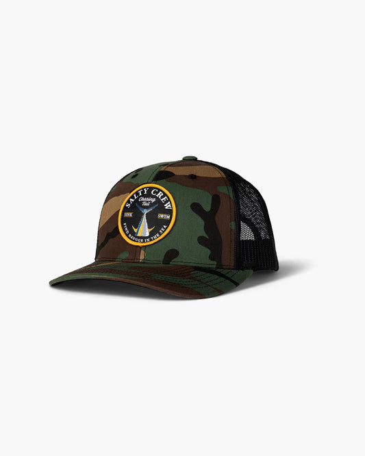 Salty Crew Bottom Dweller Retro Trucker Camo