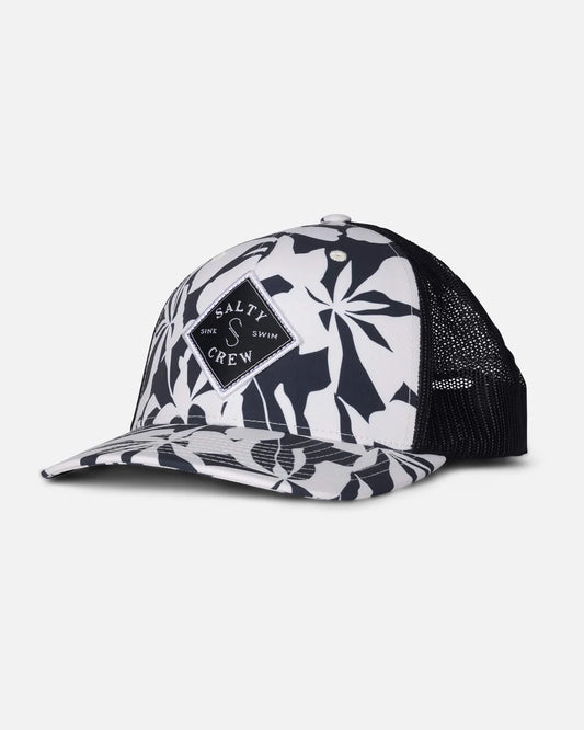 Salty Crew Sealine Retro Trucker Optic Black