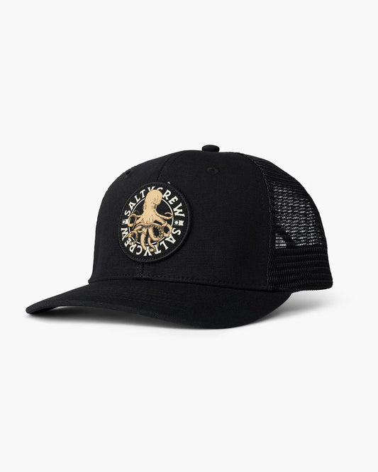 Salty Crew Tentacle Retro Trucker Black