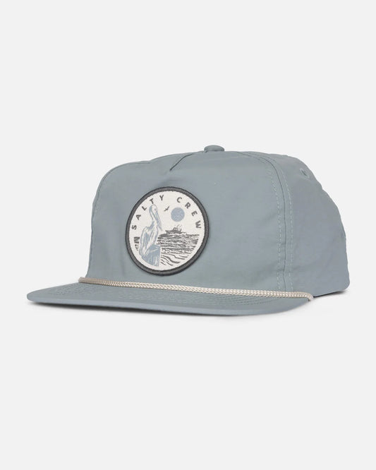 Salty Crew Stake Out Boys 5 Panel Cap Deep Sea
