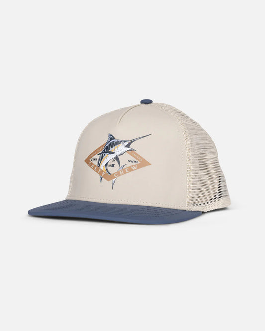 Salty Crew Marlin Diamond Boys Trucker Oyster