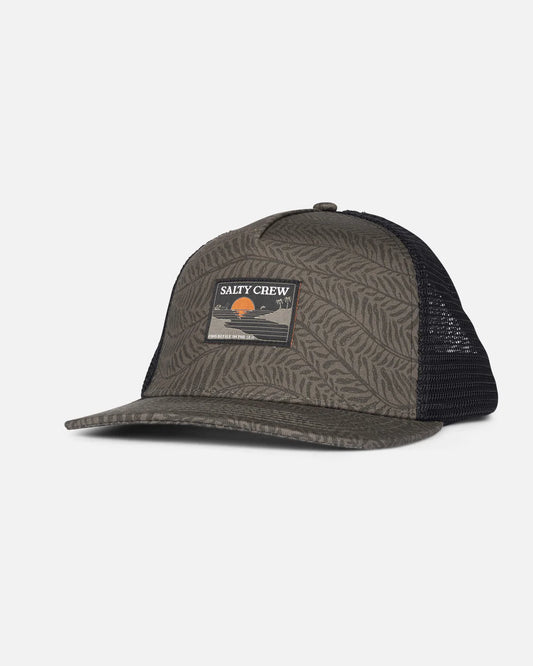 Salty Crew Reflection Trucker Olive