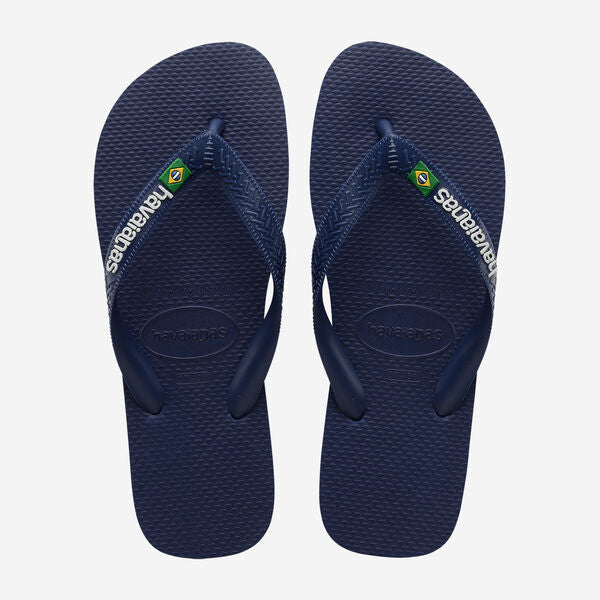 Havaianas Brasil Logo Navy Blue/ Marinho
