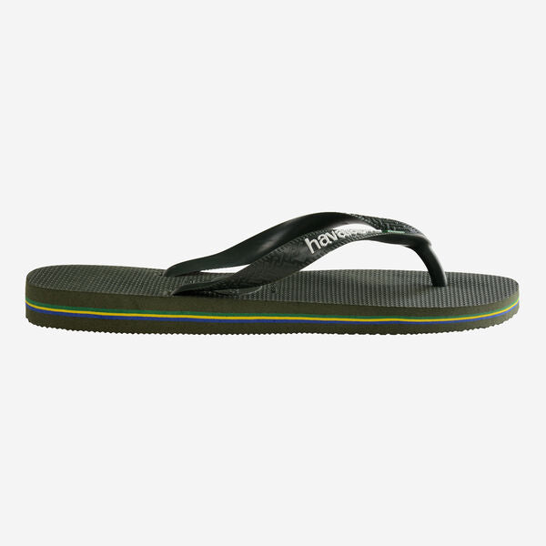 Havaianas Brasil Logo Green Olive